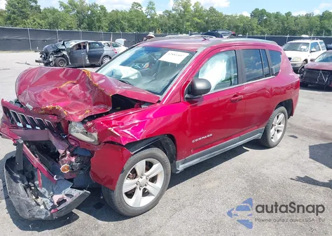 2013 Jeep Compass Sport из США, поврежденный, VIN 1C4NJDBBXDD249588